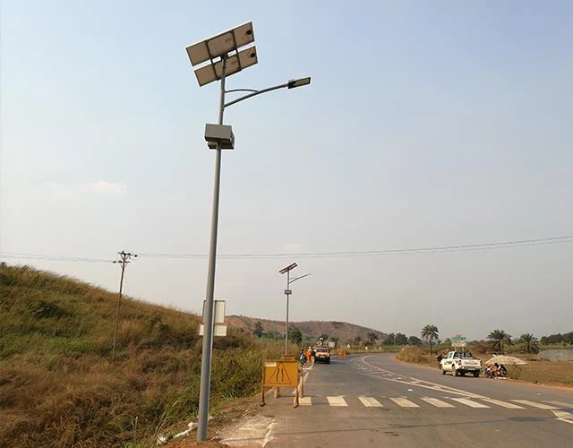 60W 8M High Way Using Solar Street Lights
